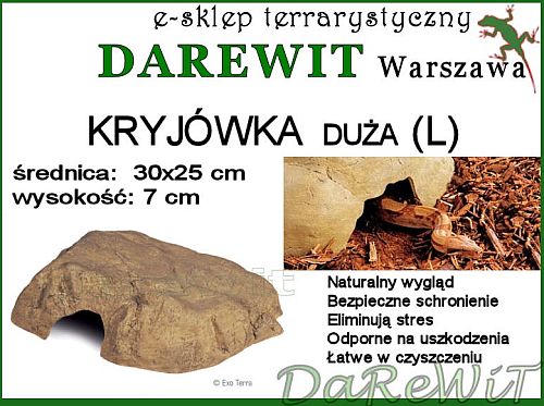 Exo Terra Reptile Cave Large Kryjówka do terrarium - sklep darewit Warszawa