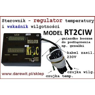 RT2CIW sterownik temperatur + higrometry