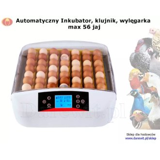 Automatyczny Inkubator rolniczy dla kur Wylęgarka klujnik 56