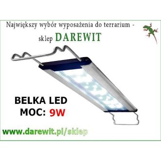 Belka świetlna LED 9W 27-44 cm małe akwarium terrarium AquaLED