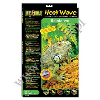 Mata grzejna EXO TERRA 12W dla gadów tropikalnych i zwierząt domowych HEAT WAVE RAINFOREST