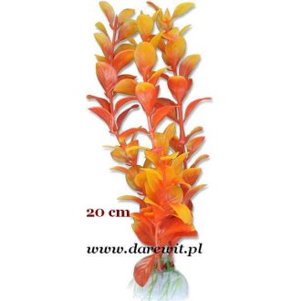 pomarańczowa roślina sztuczna do terrarium