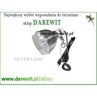 Lampa SILVER LAMP 1 oprawka porcelanowa z kloszem