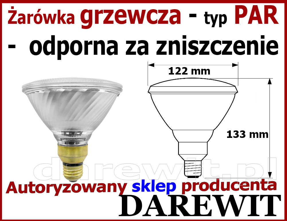 promiennik ciepła podczerwień alternatywa dla Par38 PHILIPS