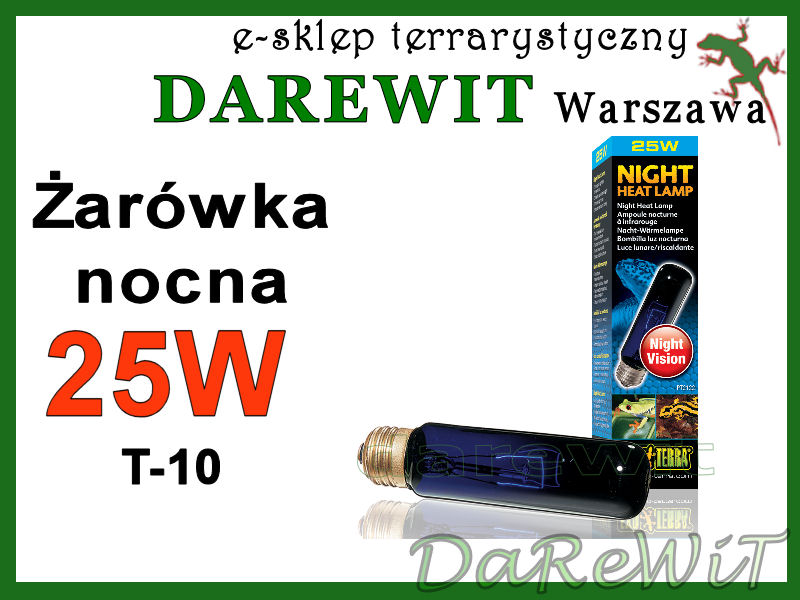 Night go 25W, Night Heat 25W t10 ExoTerra - sklep darewit Warszawa