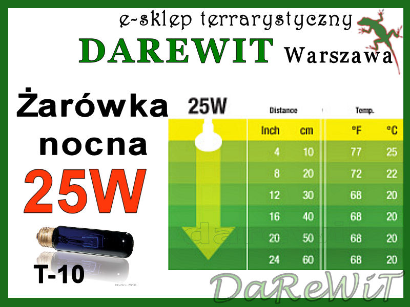 Exo Terra Night 25W T10 - sklep darewit Warszawa Rembertów