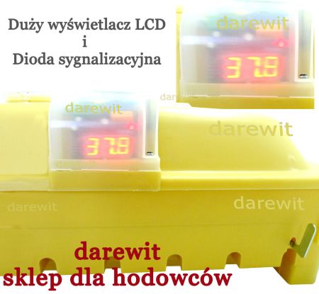 temperatura w inkubatorze do jaj - wyświetlacz LCD i LED