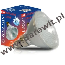 biała lampa podczerwona 150W E27 biała lampa podczerwona 150W E27