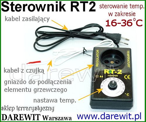 sterowanie temperaturą STEROWNIK RT-2 sklep darewit