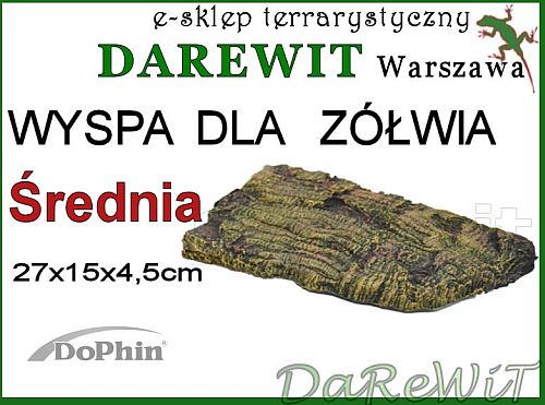 Wyspa dla żółwia Tortle Medium Dolphin - sklep darewit