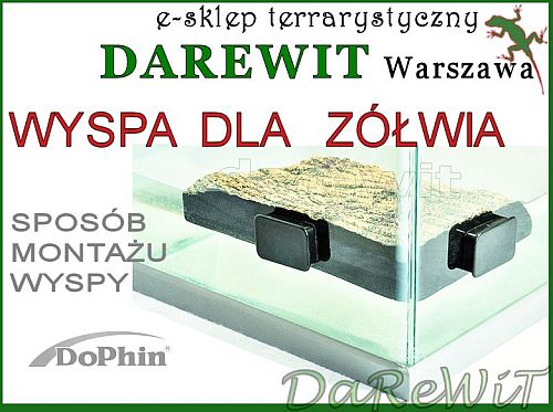 wyspa dla żółwia łatwy montaż - sklep darewit