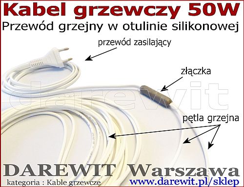 wodoodporne przewody grzewcze - esklep darewit Warszawa