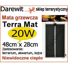 Mata grzewcza 20W 42x28cm do terrarium Mata grzewcza 20W 42x28cm do terrarium