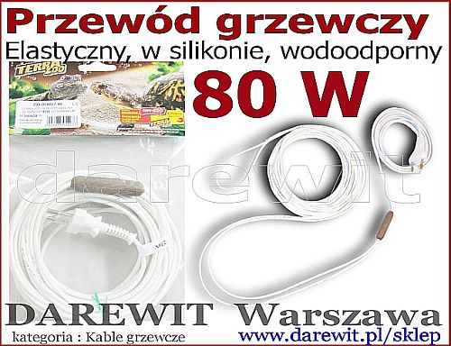 kabel grzewczy 80W przewód grzejny - darewit