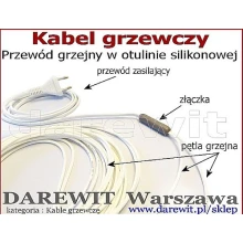 Budowa kabla grzewczego 100W w otulinie