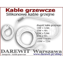 Bogaty wybór kabli grzewczych terrarium, inkubator