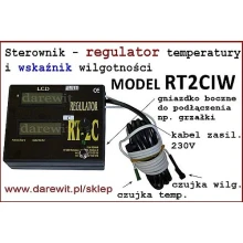 RT2CIW sterownik temperatur + higrometry RT2CIW sterownik temperatur + higrometry