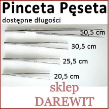 Wybór pęset pincet 20-50cm sklep darewit