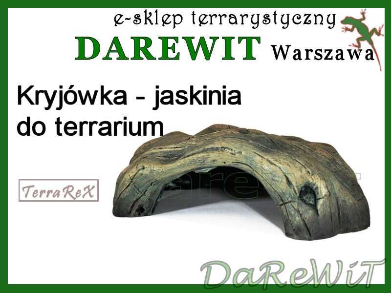 Jaskinia kryjówka średnia do terrarium - sklep darewit Warszawa