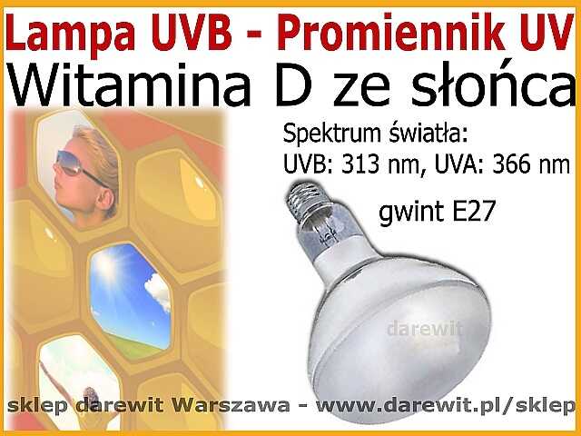 Kompletny Zestaw Lampa Zarowka Uvb I Oprawa Witamina D3 Slonce W Domu Darewit Pl