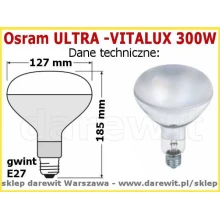 Ultra-Vitalux 300 Watt żarówka promieniowania UV - darewit Warszawa