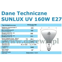 specyfikacja lamp uv Sunlux