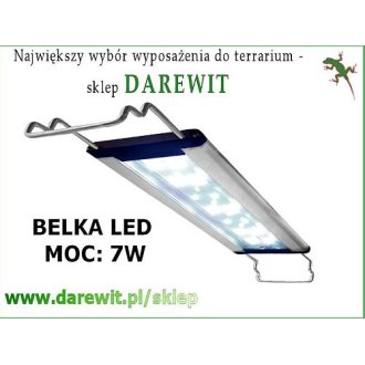 Belka Led 6W 26-38cm oświetlenie do akwarium i terrarium gady plant AquaLED