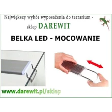 Belka Led 6W 26-38cm oświetlenie do akwarium i terrarium gady plant AquaLED