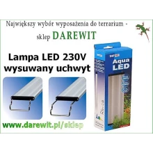 Belka Led 6W 26-38cm oświetlenie do akwarium i terrarium gady plant AquaLED
