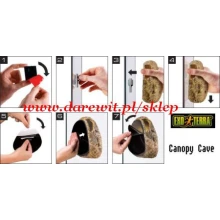 montaż kryjówki conopy cave Exo Terra montaż kryjówki conopy cave Exo Terra