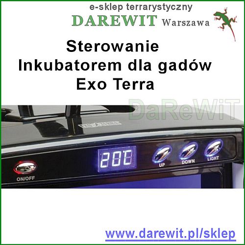 sterowanie inkubatorem dla gadów Exo Terra