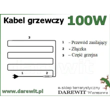 schemat kabla grzewczego 100W