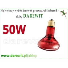 Heat Night 50W R80 Terrarex, żarówka emitująca podczerwień IR