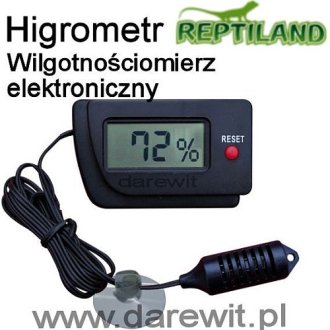 Higrometr elektroniczny cyfrowy z wyświetlaczem LCD do inkubatora i terrarium