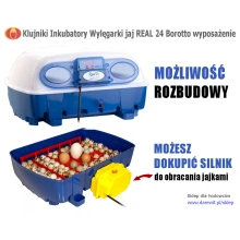 Inkubatory Borotto REAL 24 Borotto z obracarką jaj
