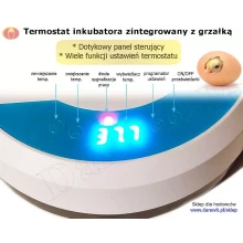 dotykowy termostat inkubatora na 9 jaj
