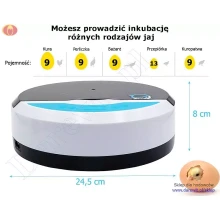 inkubator 9 jaj wylegarka klujnik