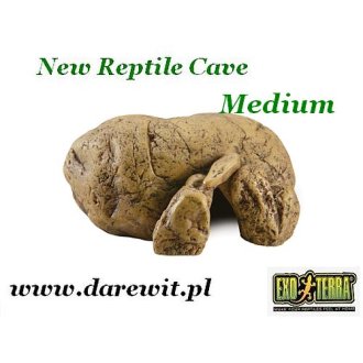 Jaskinia dla zbożówki, boa, pytona Exo Terra New Reptile Cave Medium