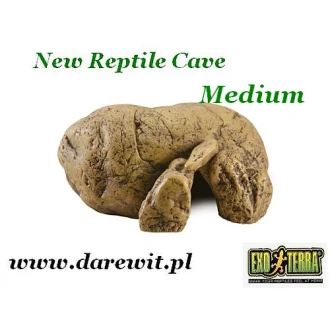 Jaskinia dla zbożówki, boa, pytona Exo Terra New Reptile Cave Medium