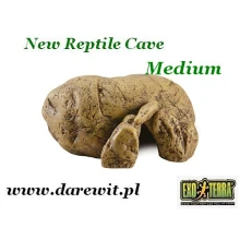 Jaskinia dla zbożówki, boa, pytona Exo Terra New Reptile Cave Medium