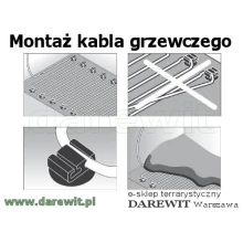 montaż kabla grzewczego