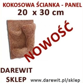 Kokosowe tło do małego terrarium 20x30cm