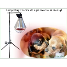 Kompletna-Lampa-ze-statywem-do-ogrzewania-szczeniat-miotu-kojca