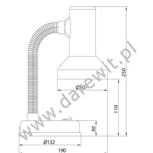 Dane techniczne lampy do promienników podczerwonych