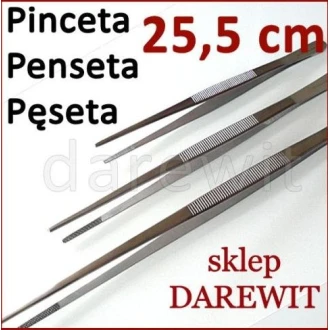 25,5 cm pęseta, penceta pinceta do terrarium gekona agamy Q1 stal