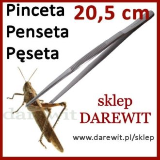 20 cm pęseta penceta pinceta do terrarium, akwarium anatomiczna