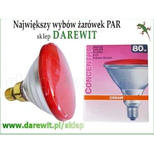 Czerwona żarówka 80W E27 Osram Czerwona żarówka 80W E27 Osram