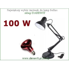 Lampa na podczerwień Sollux 100W E27 skuteczna broń na ból w domu