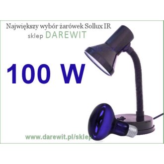 Lampa niebieski Sollux 100W przeciwbólowa