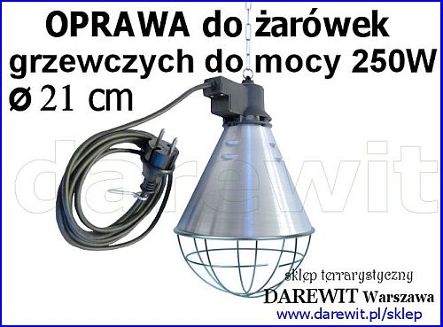 oprawa do żarówek grzewczych bez redukcji grzania